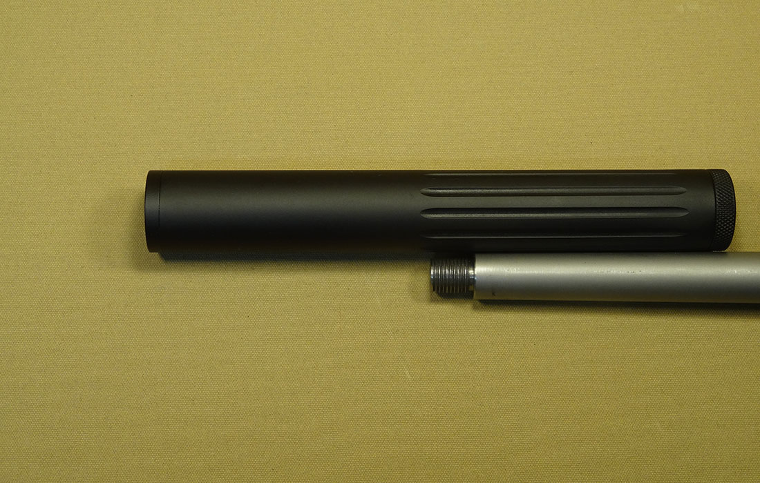 Rimfire 200mm Over Barrel Silencer Greystone Guns Christchurch